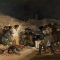 Pintura de Francisco de Goya representando la ejecución de insurgentes españoles por parte del ejército napoleónico en Madrid.